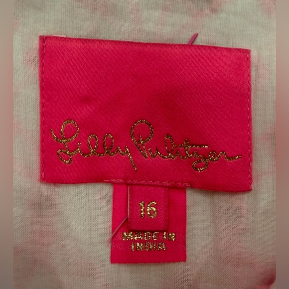 *LNWOT* Lilly Pulitzer Cartley Elbow Sleeve Dress “Resort White Flutter” Sz. 16 - Picture 4 of 16